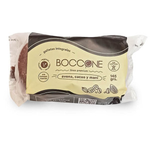 Galletas De Avena, Cacao Y Mani X 145 Grs - Boccone
